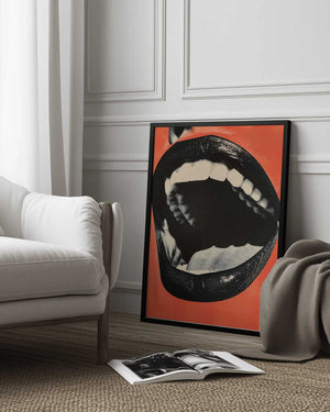 Tablou înramat „The Mouth” de Andreas Magnusson