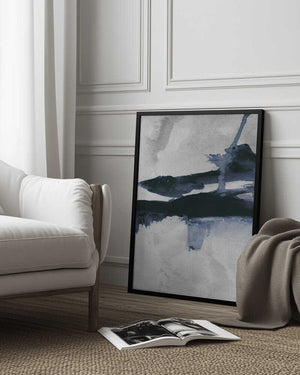 Tablou înramat „Blu 1” de Dan Hobday