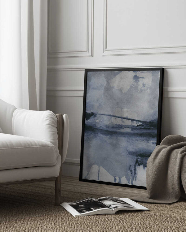 Tablou înramat „Blu 2” de Dan Hobday