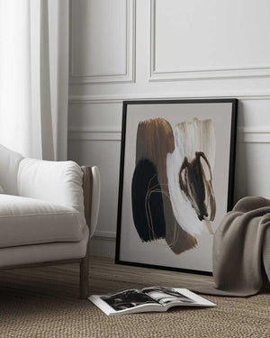 Tablou înramat „Abstract Brush Strokes 108X” de Mareike Böhmer