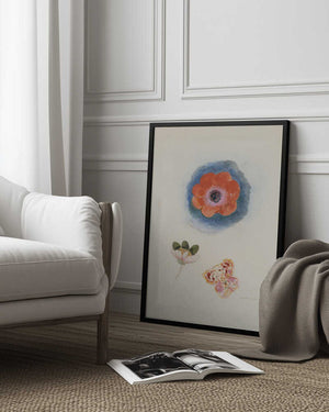 Tablou înramat „Etude de fleurs” de Odilon Redon