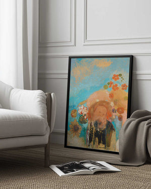 Tablou înramat „Evocation of Rousse” de Odilon Redon