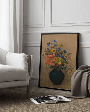 Tablou înramat „Wildflowers” de Odilon Redon