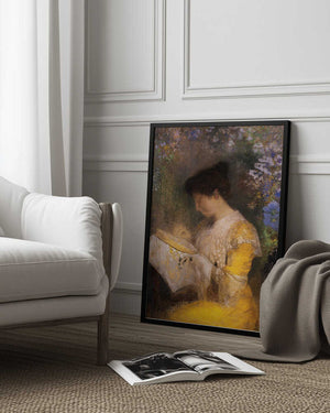 Tablou înramat „Madame Arthur Fontaine” de Odilon Redon
