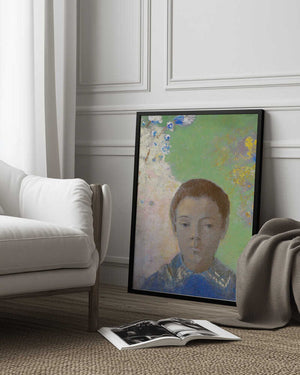 Tablou înramat „Portrait of Ari Redon” de Odilon Redon