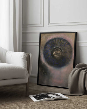 Tablou înramat „Head Within an Aureole” de Odilon Redon