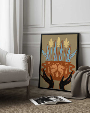 Tablou înramat „Vessel Collection : Growth” de Arty Guava