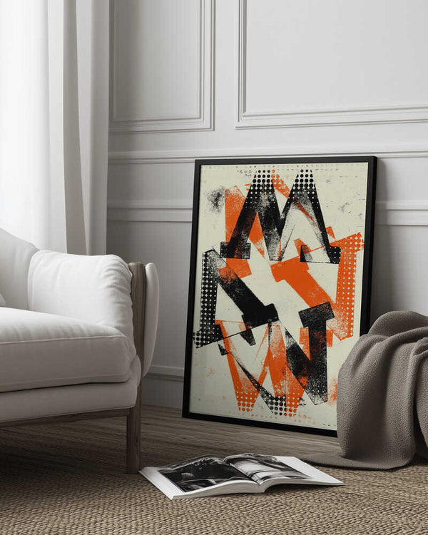 Tablou înramat „Bold Chaos” de Petr Strnad