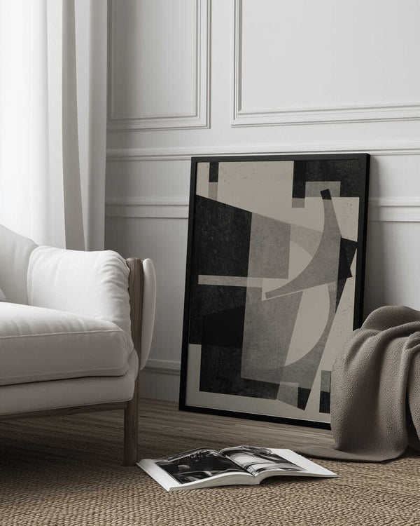 Tablou înramat „Geometric Shadows” de THE MIUUS STUDIO