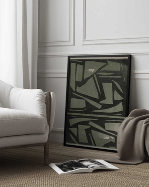 Tablou înramat „Shattered Geometry” de THE MIUUS STUDIO