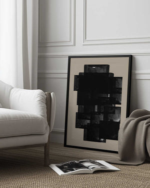 Tablou înramat „Shadowed Structure” de THE MIUUS STUDIO