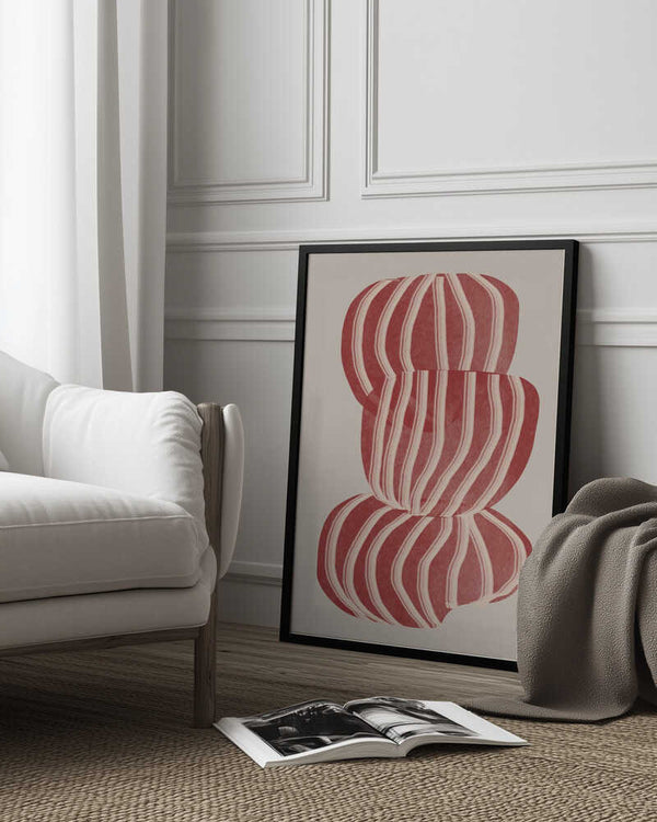 Tablou înramat „Striped Balance” de THE MIUUS STUDIO