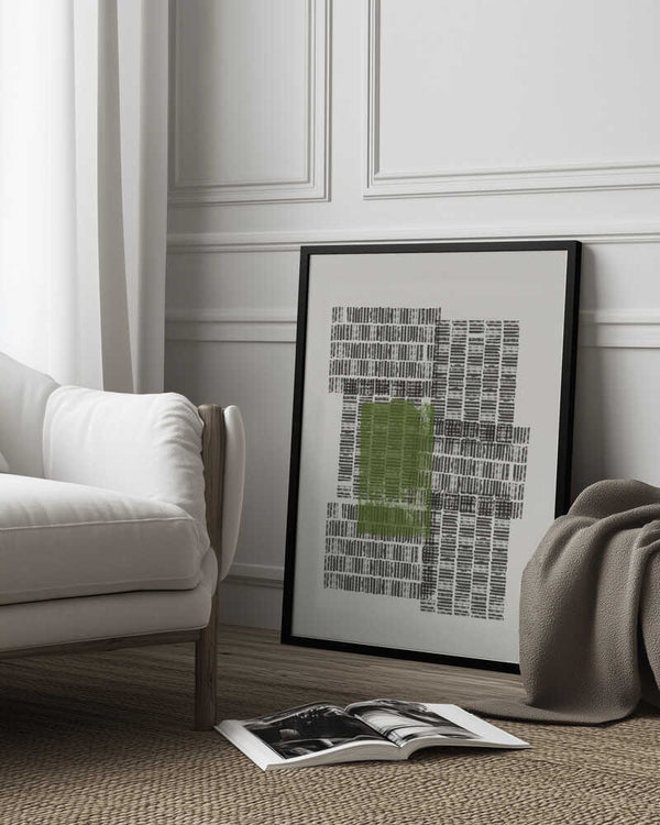 Tablou înramat „Intersecting Patterns” de THE MIUUS STUDIO