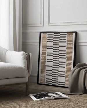 Tablou înramat „Striped Harmony” de THE MIUUS STUDIO