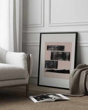 Tablou înramat „Textured Layers” de THE MIUUS STUDIO