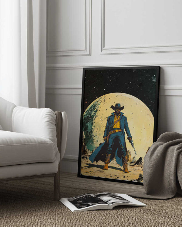 Tablou înramat „Cosmic Sheriff” de Taudalpoi