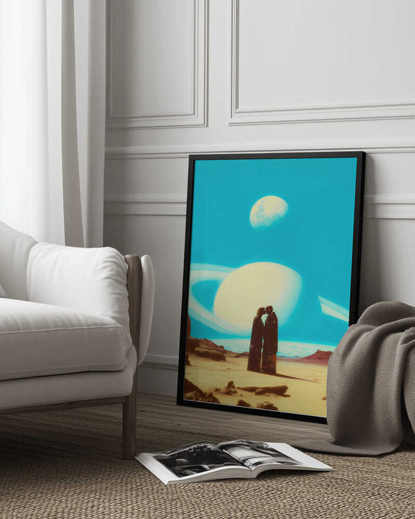 Tablou înramat „Falling In Love On Mars” de Taudalpoi