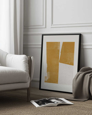 Tablou înramat „Golden Divide” de THE MIUUS STUDIO