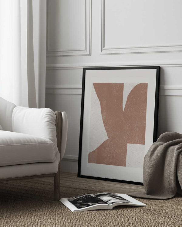 Tablou înramat „Earth Tones Harmony” de THE MIUUS STUDIO