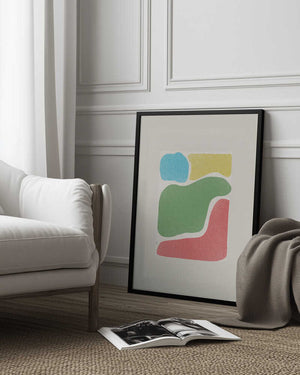 Tablou înramat „Colorful Forms” de THE MIUUS STUDIO