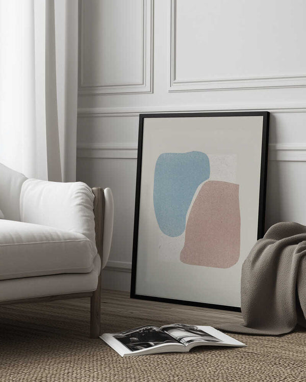 Tablou înramat „Soft Shapes Harmony” de THE MIUUS STUDIO