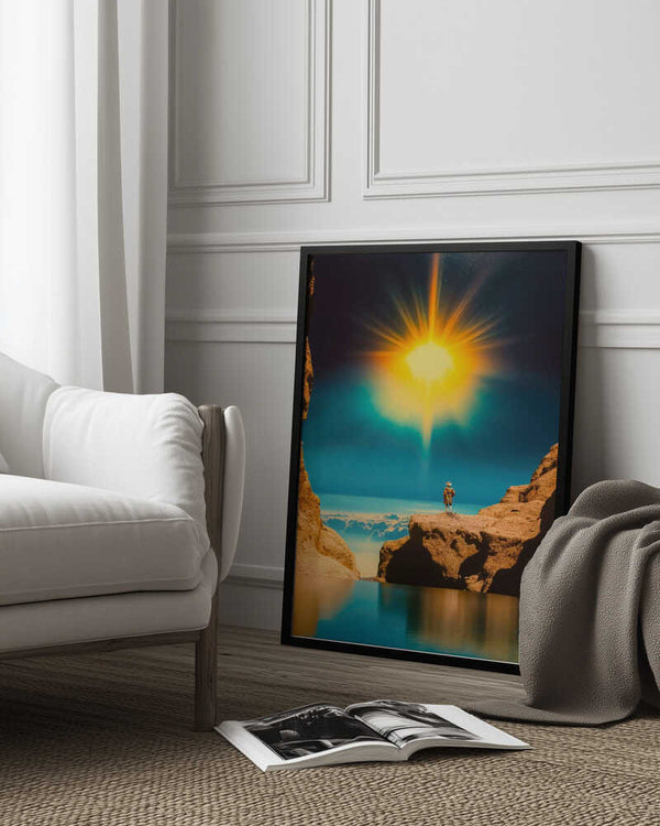 Tablou înramat „Voyager at the Edge of Light” de Taudalpoi