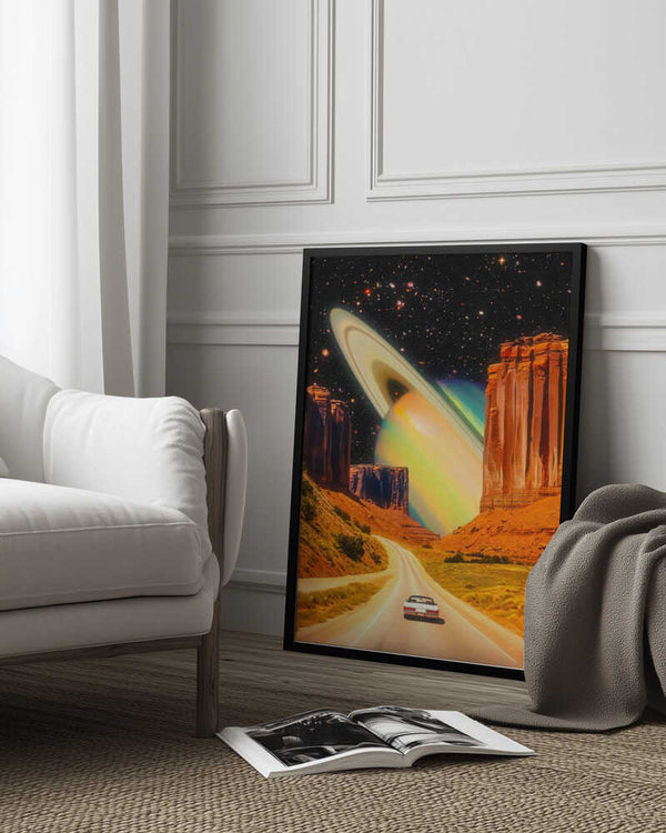 Tablou înramat „Road Trip to the Rings of Infinity” de Taudalpoi