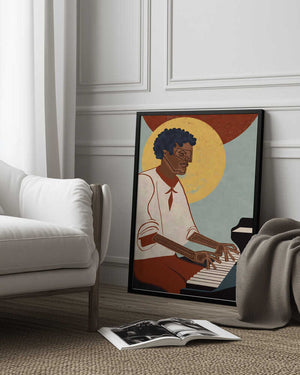 Tablou înramat „MUSICIAN GUY VIII” de Gulcihan Ozguc