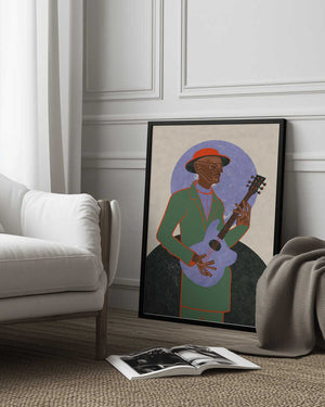 Tablou înramat „MUSICIAN GUY XII” de Gulcihan Ozguc