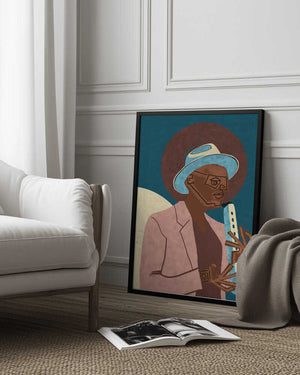Tablou înramat „MUSICIAN GUY XIII” de Gulcihan Ozguc