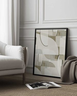 Tablou înramat „Neutral Curves 2” de cartissi