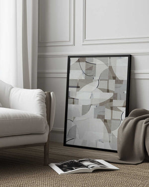 Tablou înramat „Neutral Curves 8” de cartissi