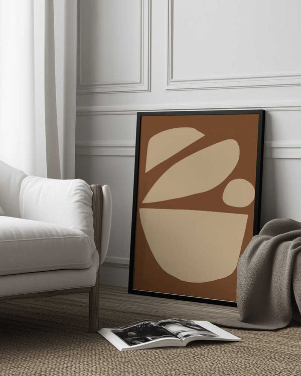 Tablou înramat „Abstract Balance” de Treechild