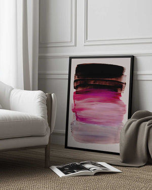Tablou înramat „Abstract Brush Strokes 184” de Mareike Böhmer