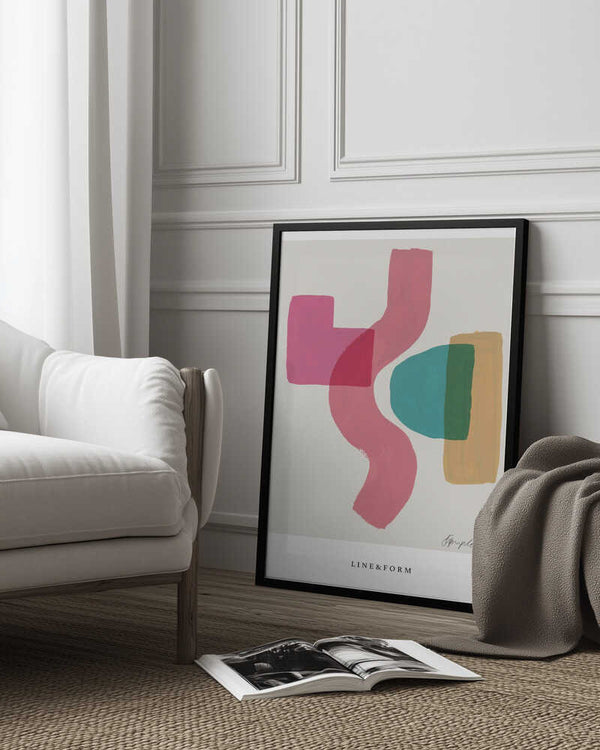Tablou înramat „Shapes in Motion” de Treechild