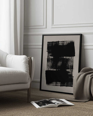 Tablou înramat „Abstract Brush Strokes 180Y” de Mareike Böhmer