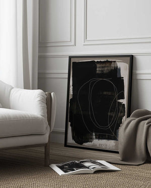 Tablou înramat „Abstract Brush Strokes 180Z” de Mareike Böhmer