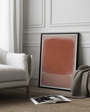 Tablou înramat „Rust Hues Harmony” de THE MIUUS STUDIO