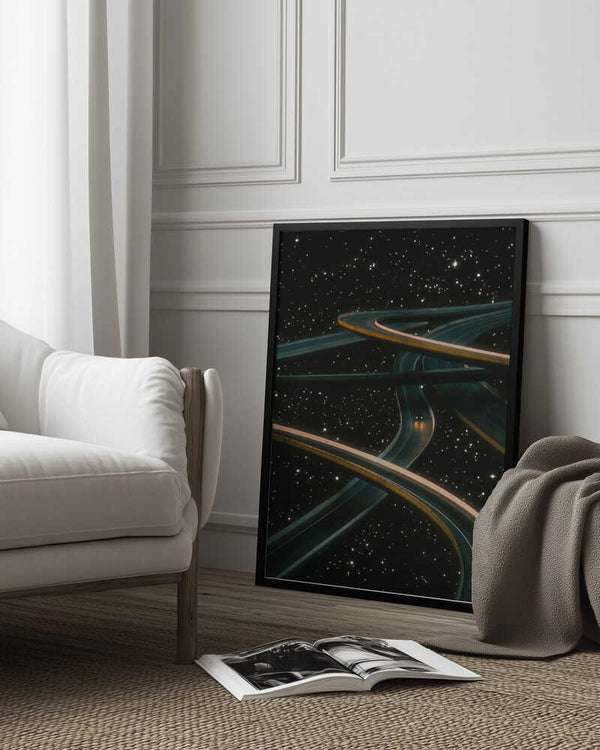 Tablou înramat „Driving Alone Thinking of You” de Taudalpoi