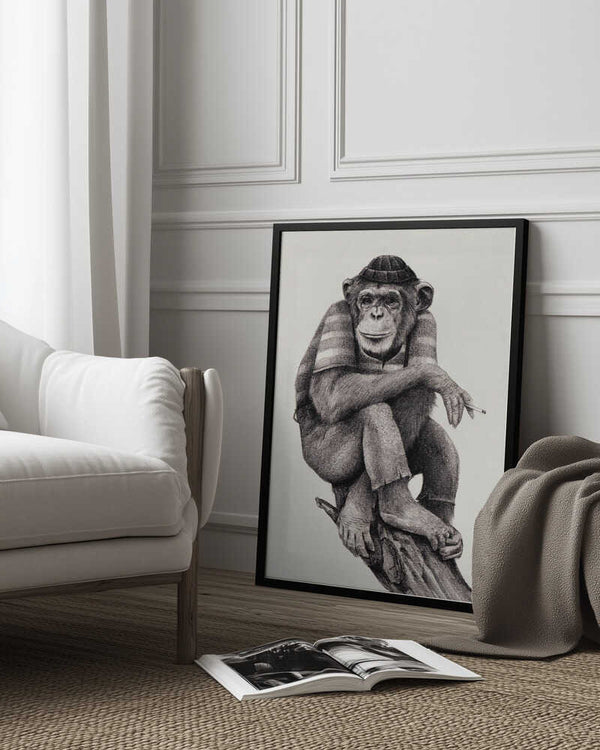 Tablou înramat „Smoke &amp;amp Chill” de Mike Koubou