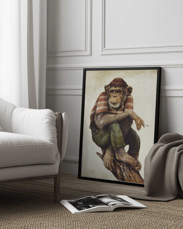 Tablou înramat „Smoke &amp; Chill” de Mike Koubou