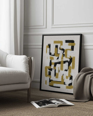 Tablou înramat „Abstract Pathways” de THE MIUUS STUDIO