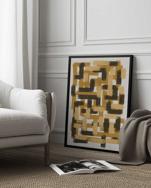 Tablou înramat „Abstract Pathways” de THE MIUUS STUDIO
