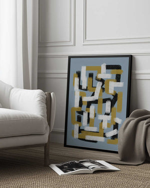 Tablou înramat „Abstract Pathways” de THE MIUUS STUDIO