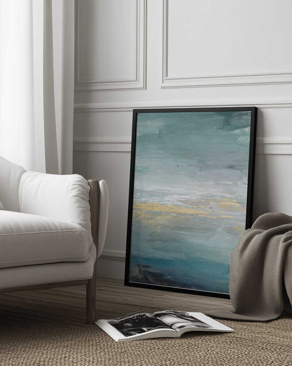 Tablou înramat „A Serene Seascape” de Julia Contacessi