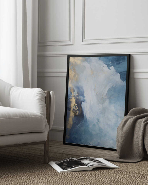 Tablou înramat „Celestial Waves” de Julia Contacessi