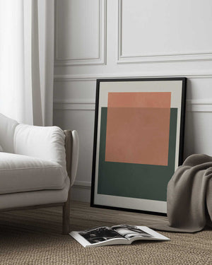 Tablou înramat „Layers of Serenity” de Vitor Costa