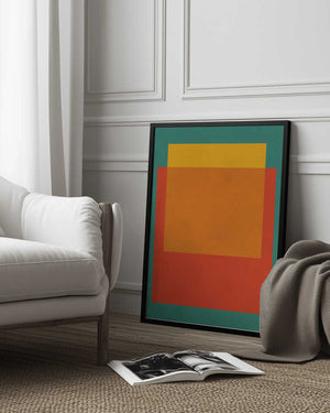 Tablou înramat „Vibrant Layers” de Vitor Costa