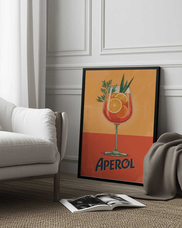 Tablou înramat „Aperol Vintage No 3” de Andreas Magnusson