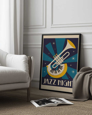 Tablou înramat „Jazz Night” de Andreas Magnusson
